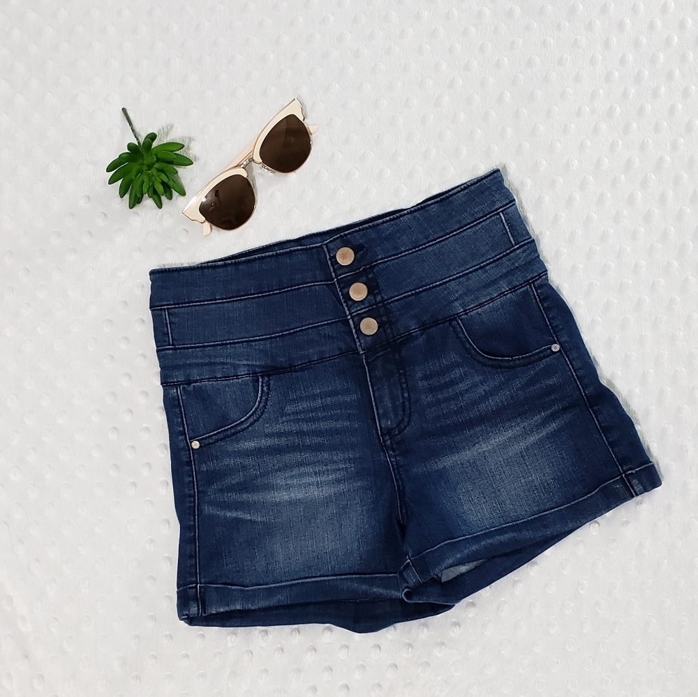 Hight Waisted Jean Shorts
